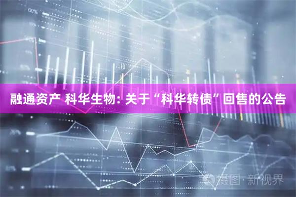 融通资产 科华生物: 关于“科华转债”回售的公告