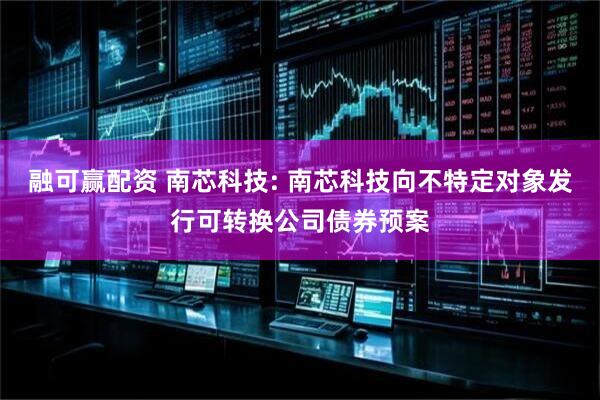 融可赢配资 南芯科技: 南芯科技向不特定对象发行可转换公司债券预案