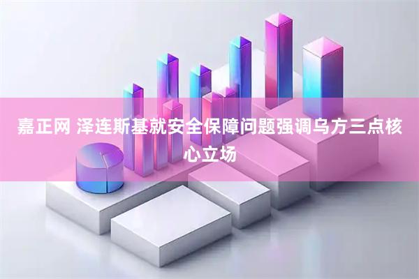 嘉正网 泽连斯基就安全保障问题强调乌方三点核心立场